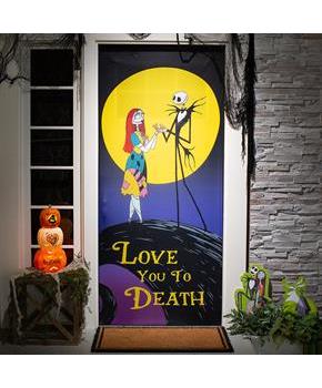 The Nightmare Before Christmas Love You to Death Wall Hanging Halloween Decoration 80"