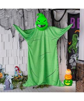 The Nightmare Before Christmas Light-Up Oogie Boogie Halloween Decoration with Sound 52"