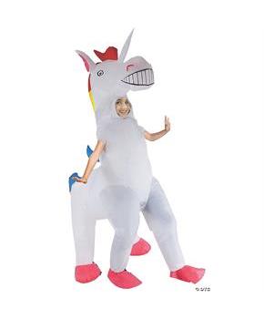 UNICORN INFLATABLE 4 LEGGED COSTUME CHILD