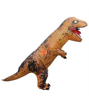 T-REX BROWN DINO INFLATE CHILD COSTUME