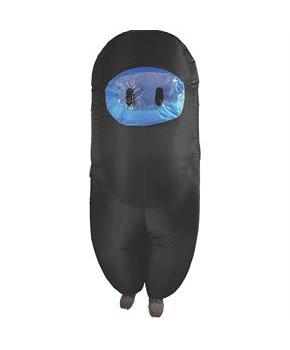SUS CREWMATE KILLER TEEN BLACK COSTUME