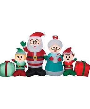 Airblown Claus Family Collection