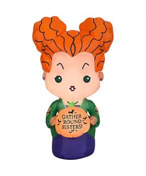 42"Airblown Blowup Inflatable Hocus Pocus Winifred Halloween Outdoor Yard Decoration