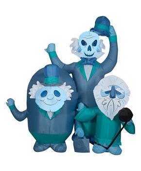 6 Ft. Airblown Blowup Inflatable Disney's Haunted Mansion Hitchhiking Ghosts with Built-In LED Lights Halloween Outdoor Yard Decoration