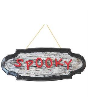 SPOOKY ANIMATED SIGN