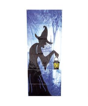 Witch Door Curtain with Lantern