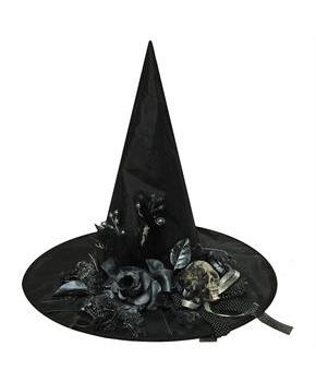 Witch Hat With Skull