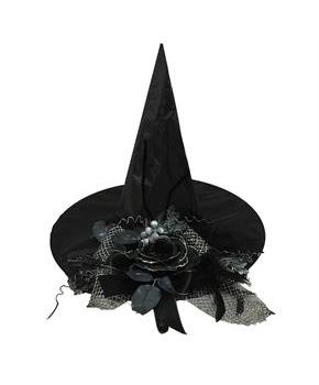 Witch Hat with Flowers