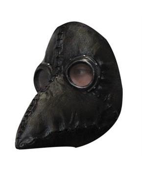 Plague Doctor Black Latex Mask