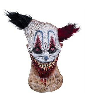 Adults Ghoulish Productions Clowns Que Clown Overhead Latex Mask