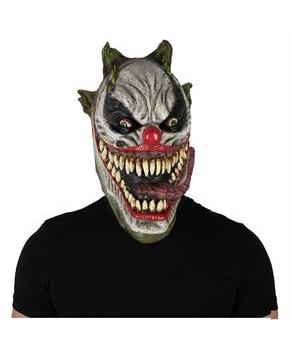 Adults Ghoulish Productions Clowns Mutant Clown Overhead Latex Mask - One Size