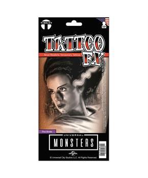 Tinsley Transfers Universal Monsters Bride of Frankenstein Temporary Tattoo