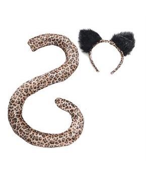 TAIL EARS SET-LEOPARD