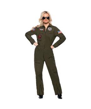 Women's Navy Top Gun Jumpsuit