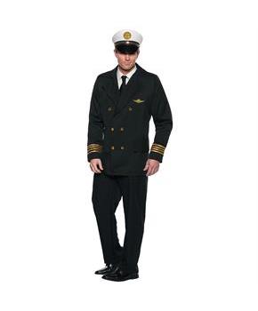Deluxe Pan Am Air Pilot Adult Costume