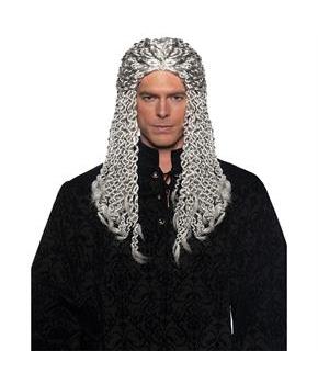 Adult's Silver Dreads Wig