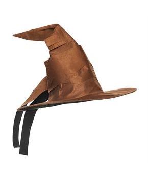 Adult's Brown Curved Wizard Hat