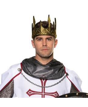 Adults King Crown Costume Accessory