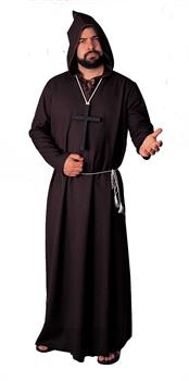 Black Medieval Monk Costume
