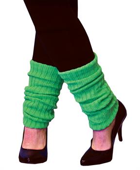 Adult Neon Green Leg Warmers