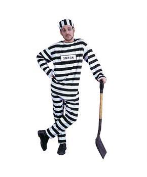 Men's Convict Man Costume