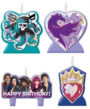 DISNEY DESCENDANTS 2 CANDLE SE