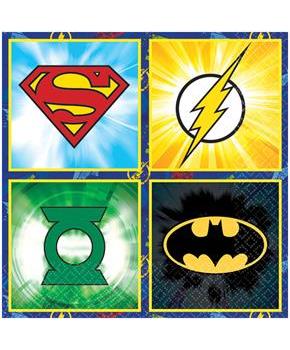 JUSTICE LEAGUE BEV NAPKINS