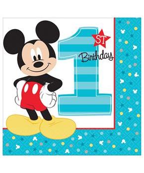 MICKEY 1ST LUNCH NAPKINS