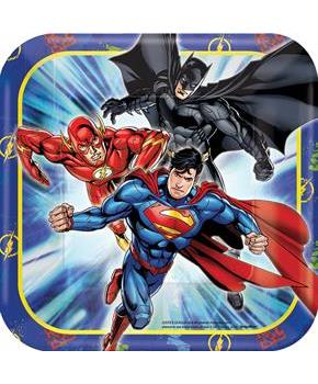 JUSTICE LEAGUE 7IN PLATES