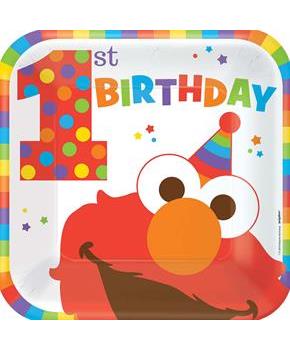 ELMO 1ST SQUARE PLATE 9IN