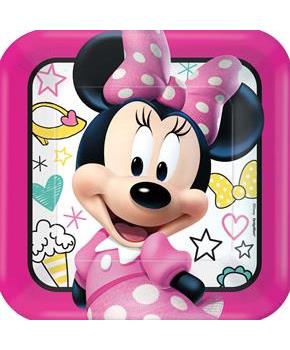 MINNIE HELPERS 1ST SQUARE PLATE