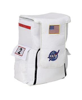 White Astronaut Back Pack Costume Accessory