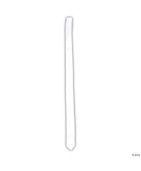 Long White Gangster Tie