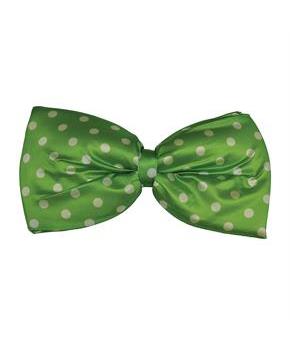 Polka dot Green Jumbo Bow Tie