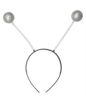 Silver Alien Antenna Headpiece