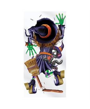 Crashing Witch Door Cover