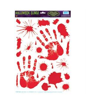 Bloody Handprint Clings