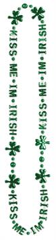Kiss Me I'm Irish Beads