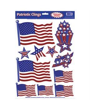 Patriotic Window Clings