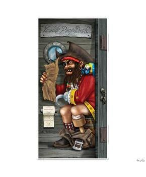 PIRATE RESTROOM DOOR COVER