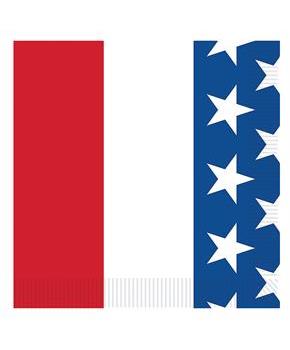 PATRIOTIC NAPKINS BEVERAGE 16
