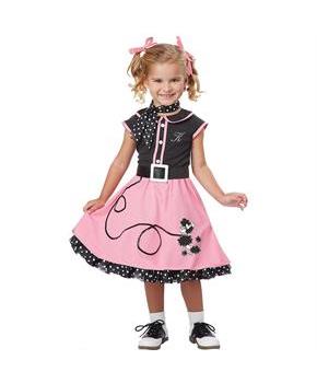 Girl's Sock Hop Costume