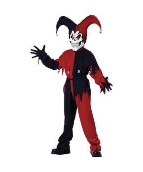 Boy's Evil Jester Costume