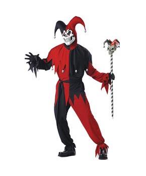 Men's Evil Jester Costume