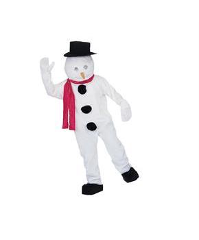 Adult Snowman Mascot Costume