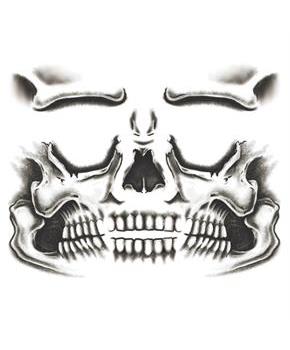 Skull Face Tattoo