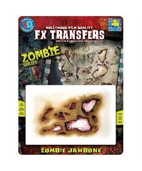 Zombie Jawbone Tattoo