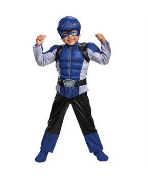 BLUE RANGR BEAST TODDLER MUSC Costume