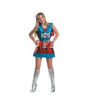 The Simpsons Duffman Women's Costume