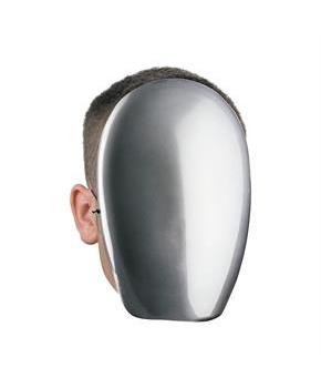 No Face Chrome Mask